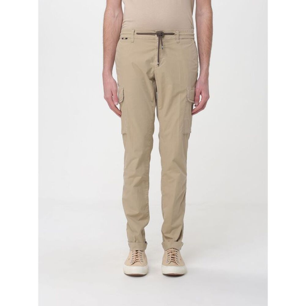 Mason's Cargo Trousers In Wool And Cotton Blend